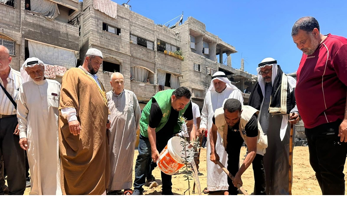 المركز السعودي للثقافة والتراث وUNDP ينظمان فعالية لإحياء يوم البيئة العالمي في خان يونس
